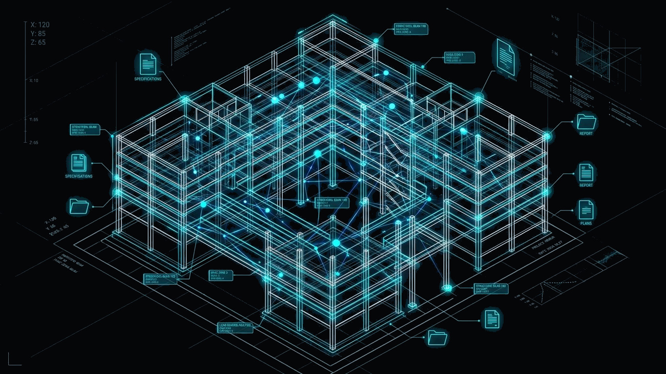 Modelo 3D con información vinculada del proyecto